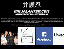 Tablet Screenshot of ninjalawyer.com